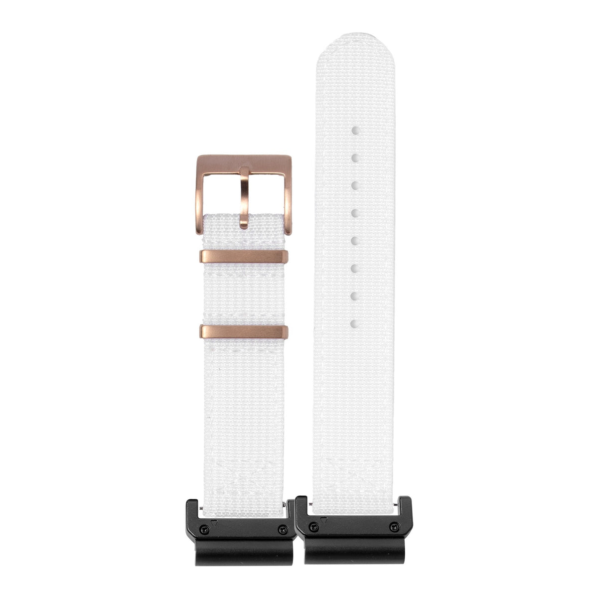 [QuickFit] Alpha Militex - White with Slim Military adapters (Black)