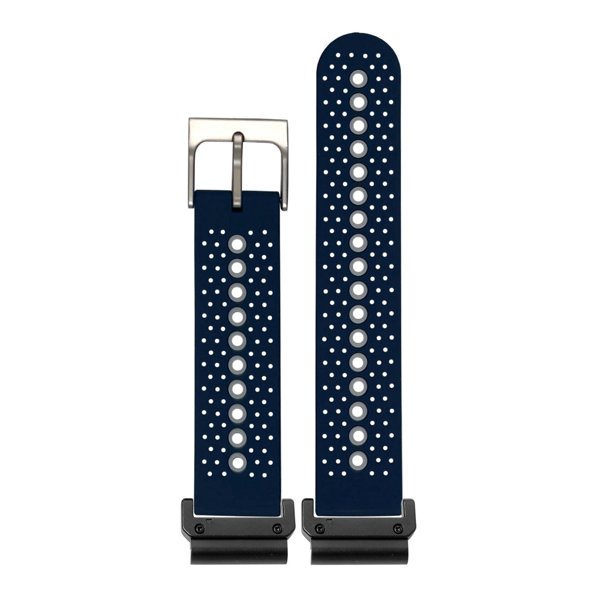 [QuickFit] Flexi Sports Silicone 2 - Navy with Slim Military adapters (Black)