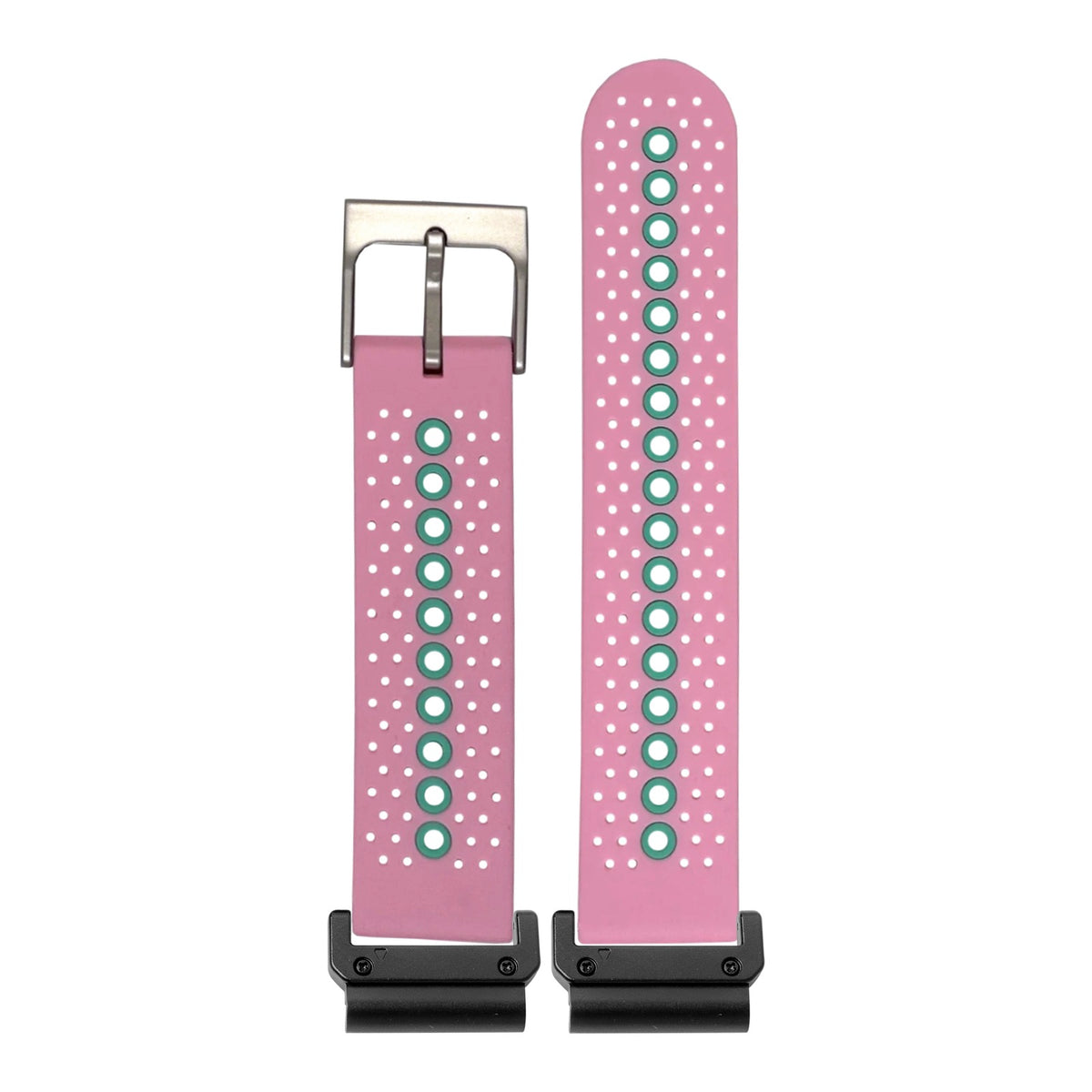 [QuickFit] Flexi Sports Silicone 2 - Pink with Slim Military adapters (Black)