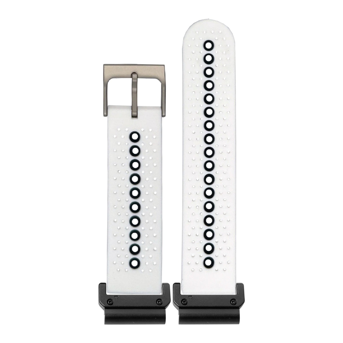 [QuickFit] Flexi Sports Silicone 2 - White with Slim Military adapters (Black)