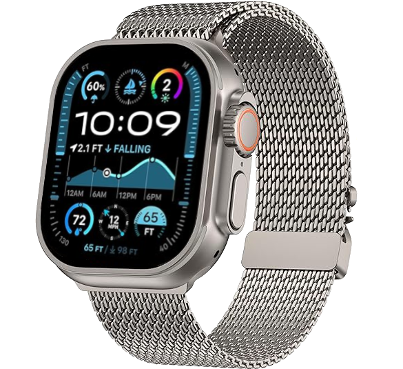 [Apple Watch] Titanium Milanese - Silver