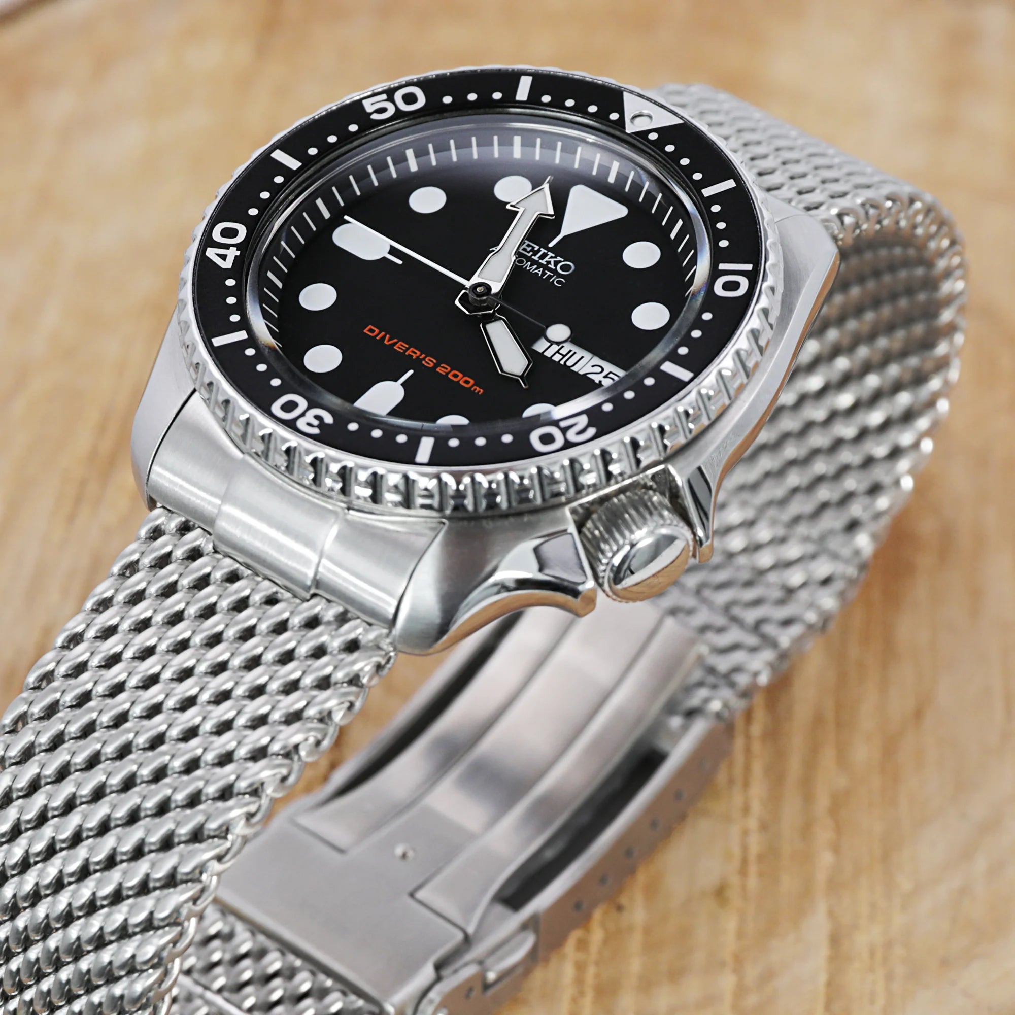 [STRAPCODE] Massy Mesh Bracelet for Seiko SKX007