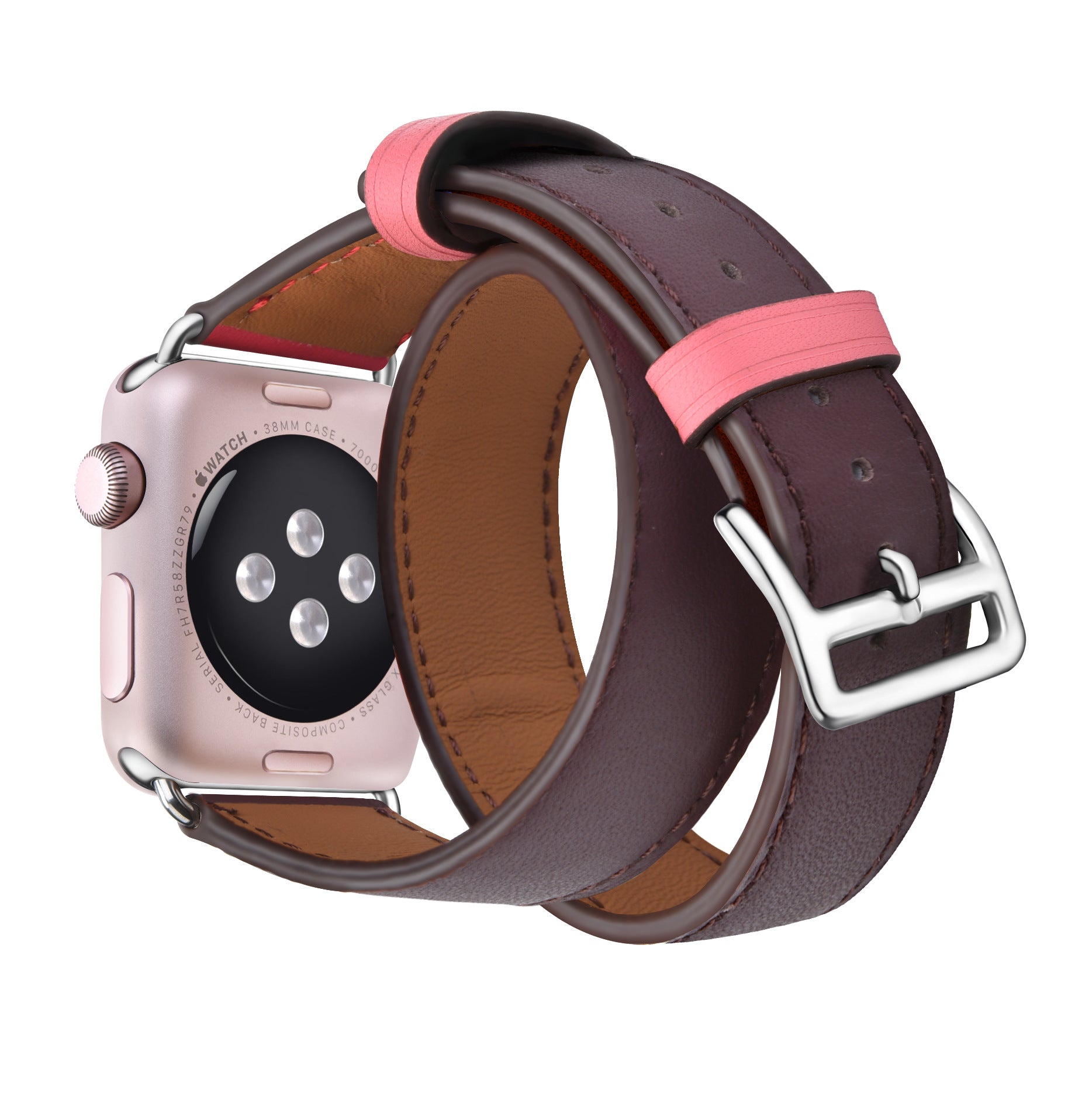 [Apple Watch] Double Tour - Triple Tone Bordeaux Pink