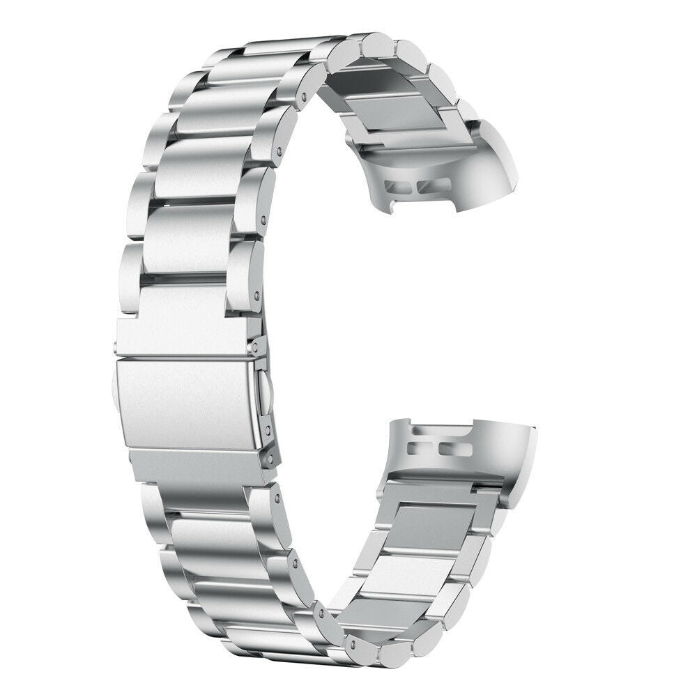 [Fitbit Charge 3 & 4] Steel Bracelet - Silver