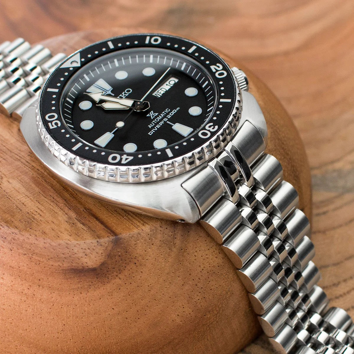 Seiko Turtle Bracelet Seiko Acier Seiko Mod New Turtles SRP777 Curved End Endmill Bracelet Strapcode