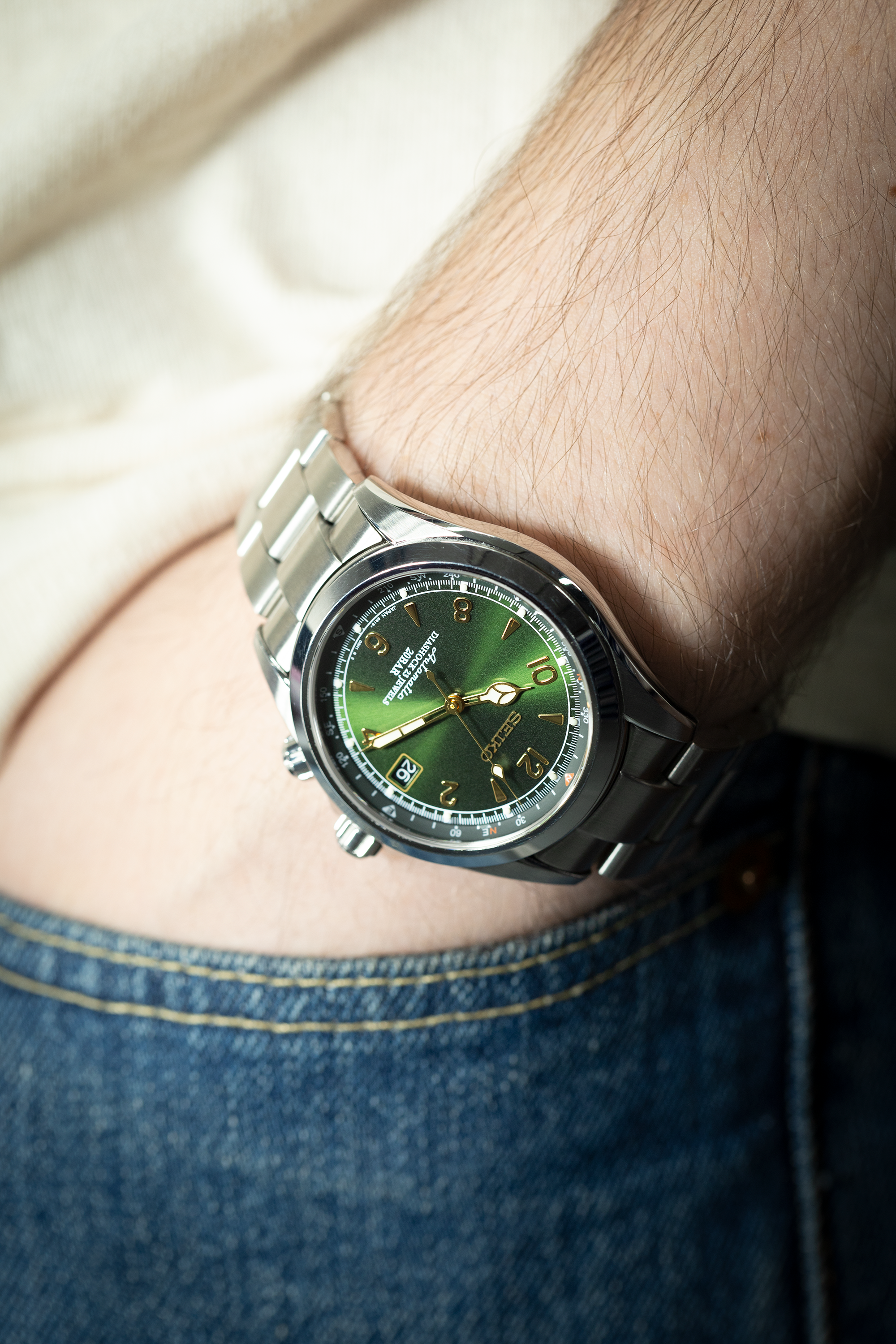 [Seiko Alpinist] King Oyster Bracelet with Micro-Adjustable Clasp