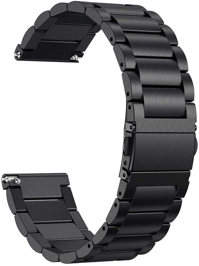 [Fitbit Versa and Versa 2] Steel Bracelet - Black