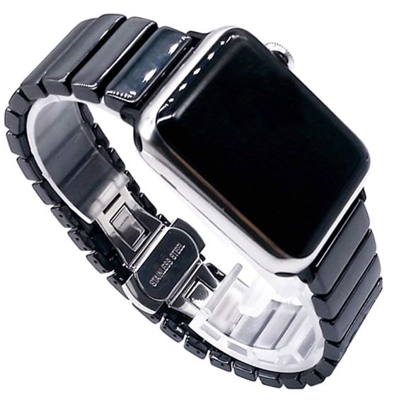 Ceramic Bracelet (Black) - Apple Watch Strap - Strapify Australia