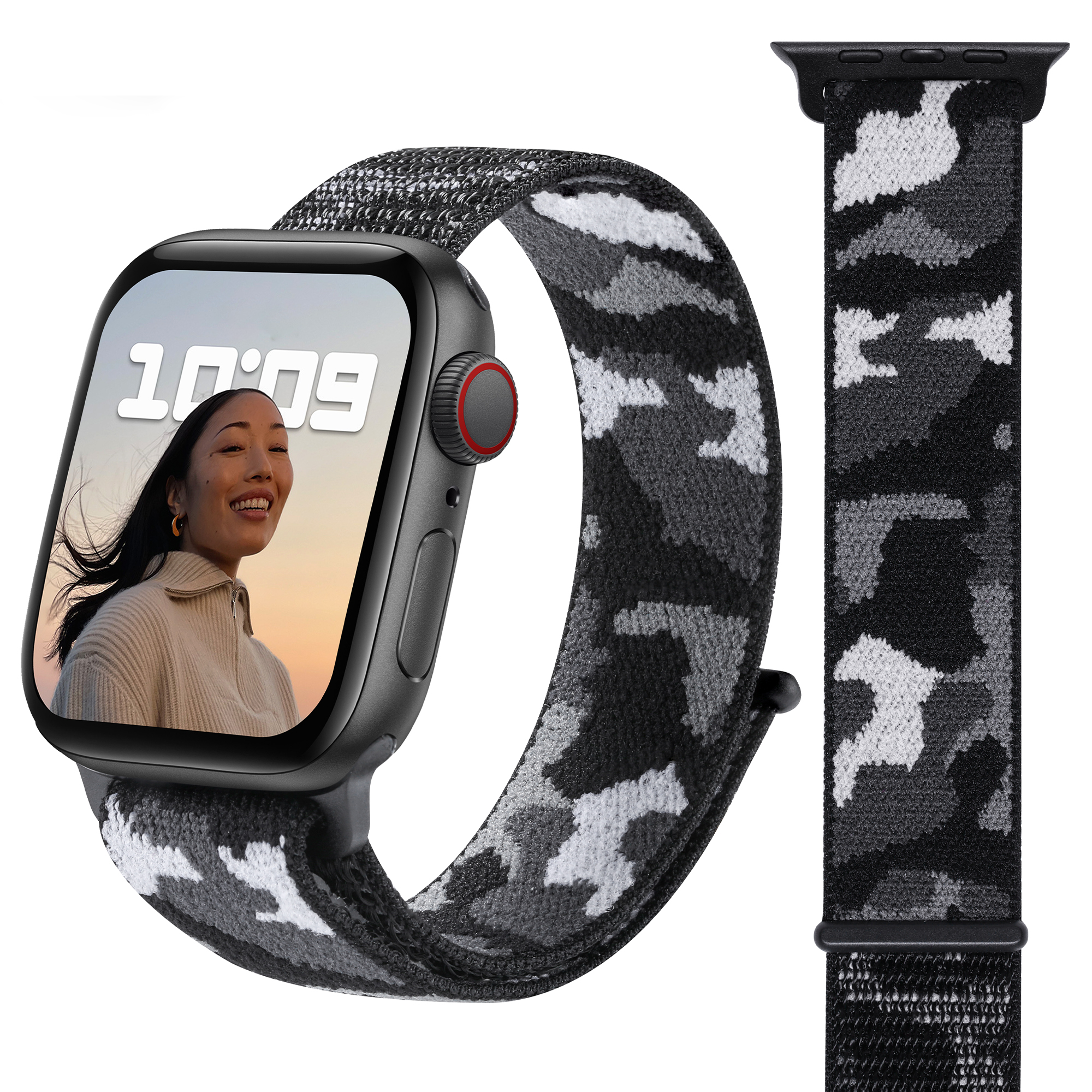 [Apple Watch] Sports Loop (Velcro) - Army Camo