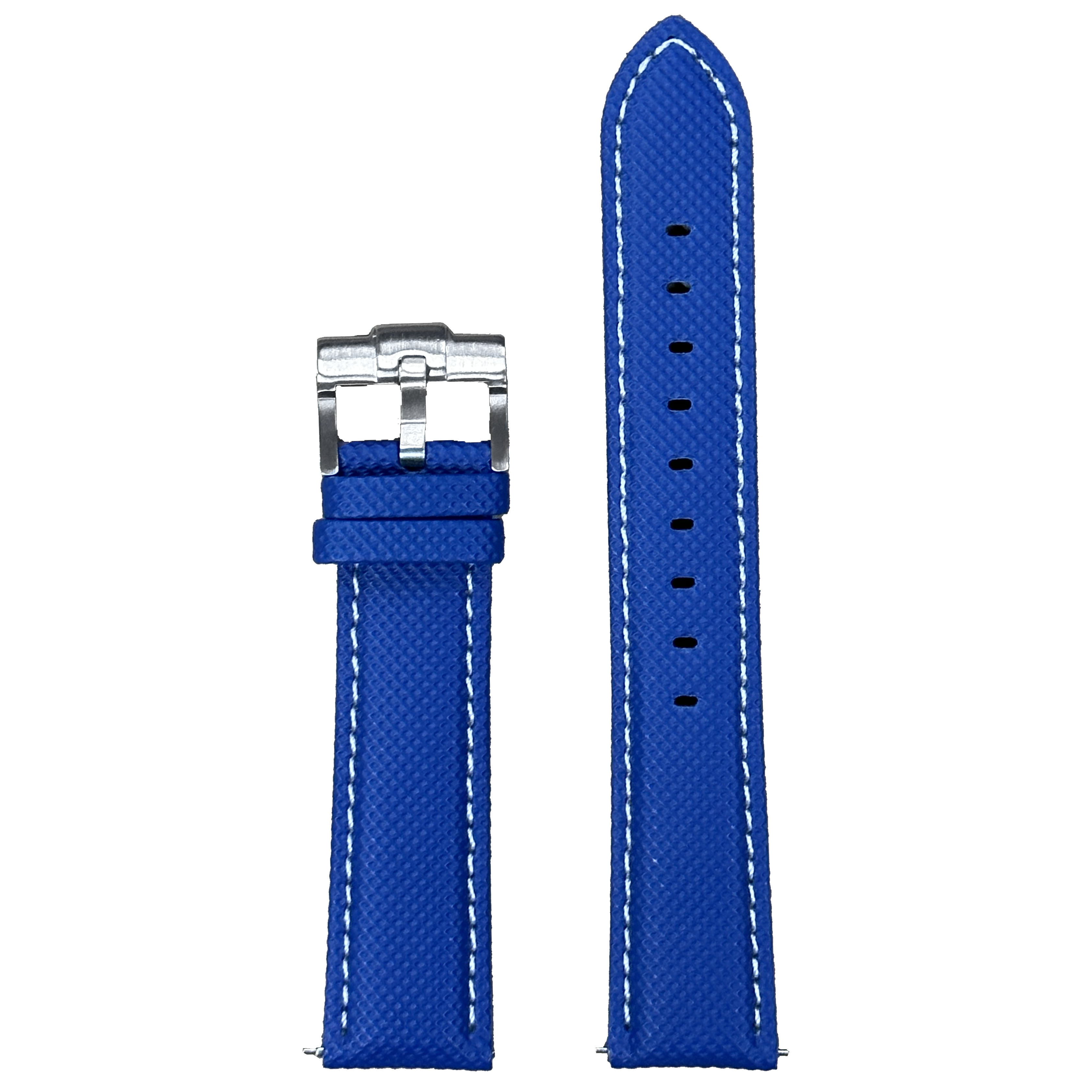 [QuickFit] Sailcloth - Electric Blue | White Stitching 22mm