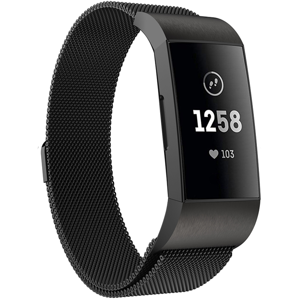 [Fitbit Charge 3 & 4] Milanese - Black