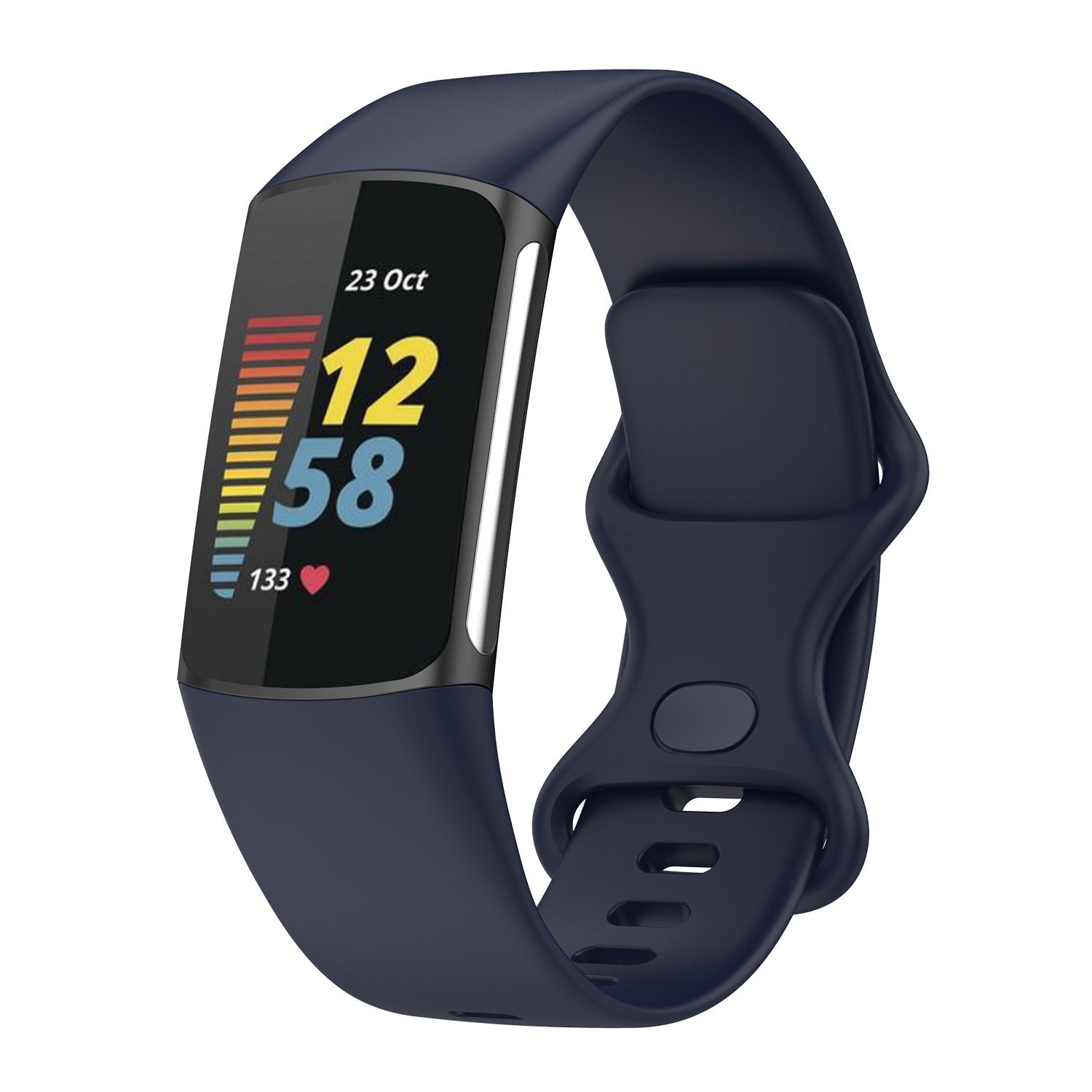 [Fitbit Charge 5 & 6] Flexi Silicone - Navy Blue
