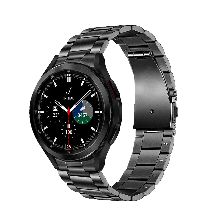 Galaxy Watch 4 7 Fitted Bracelet Titanium
