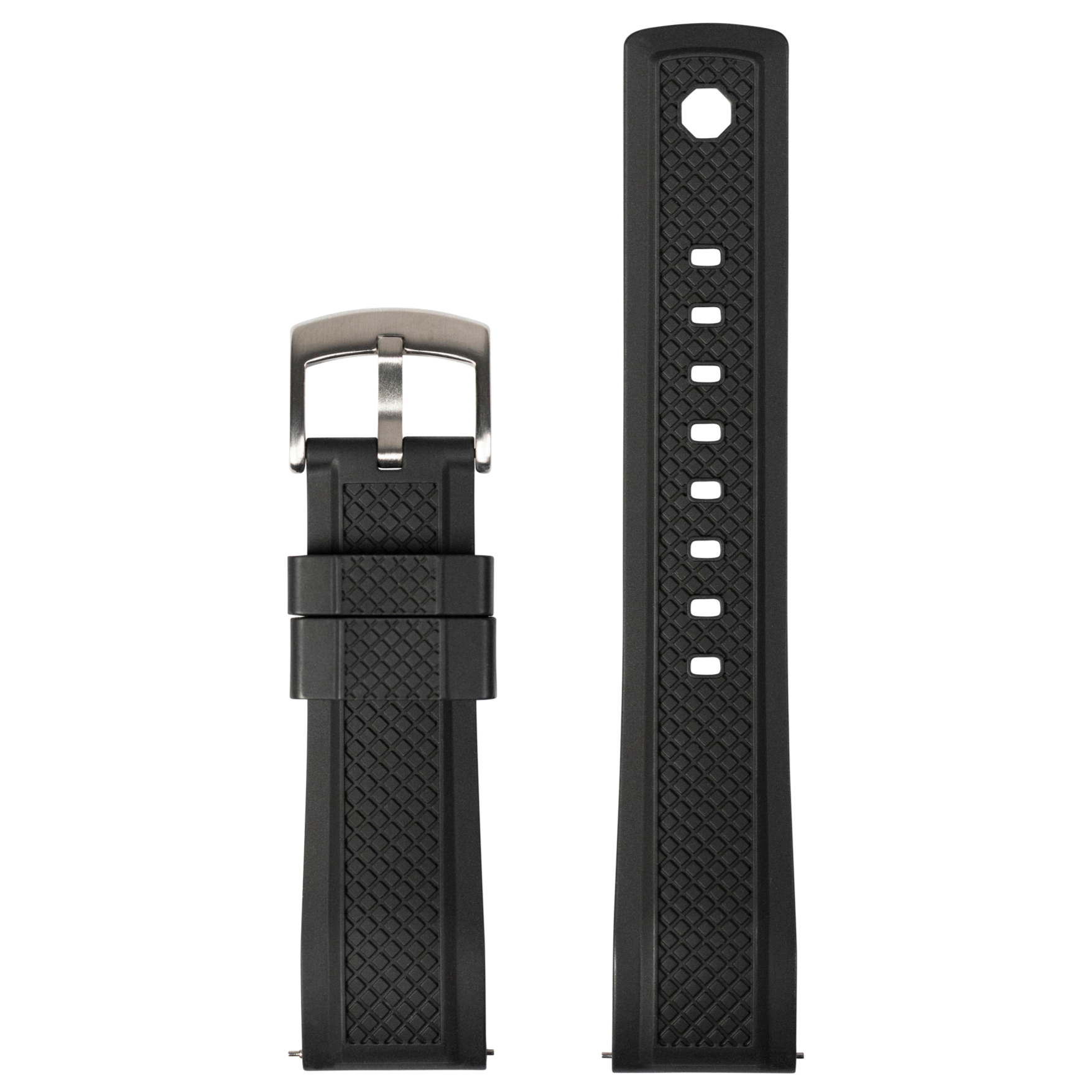 [Apple Watch] GridLock FKM Rubber - Black