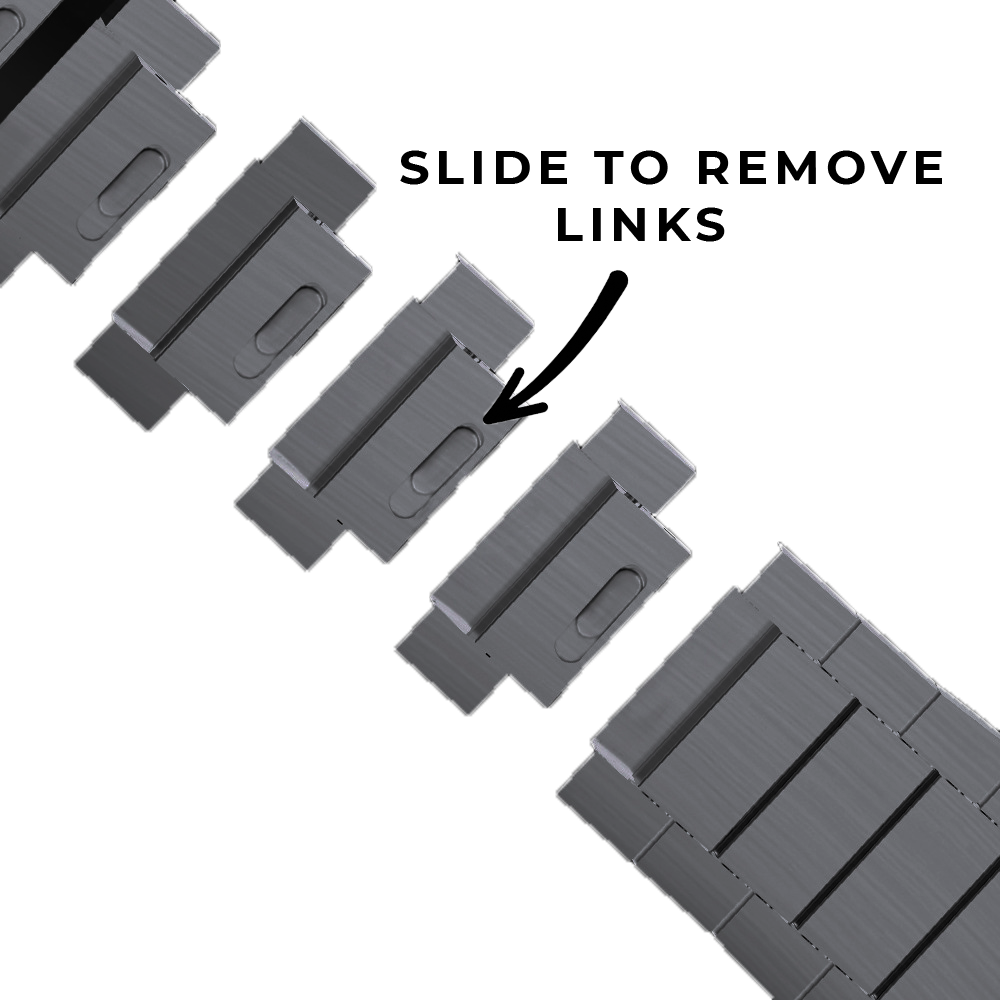 [Quick Release] EasyFit Bracelet 2 - Gun Metal Grey