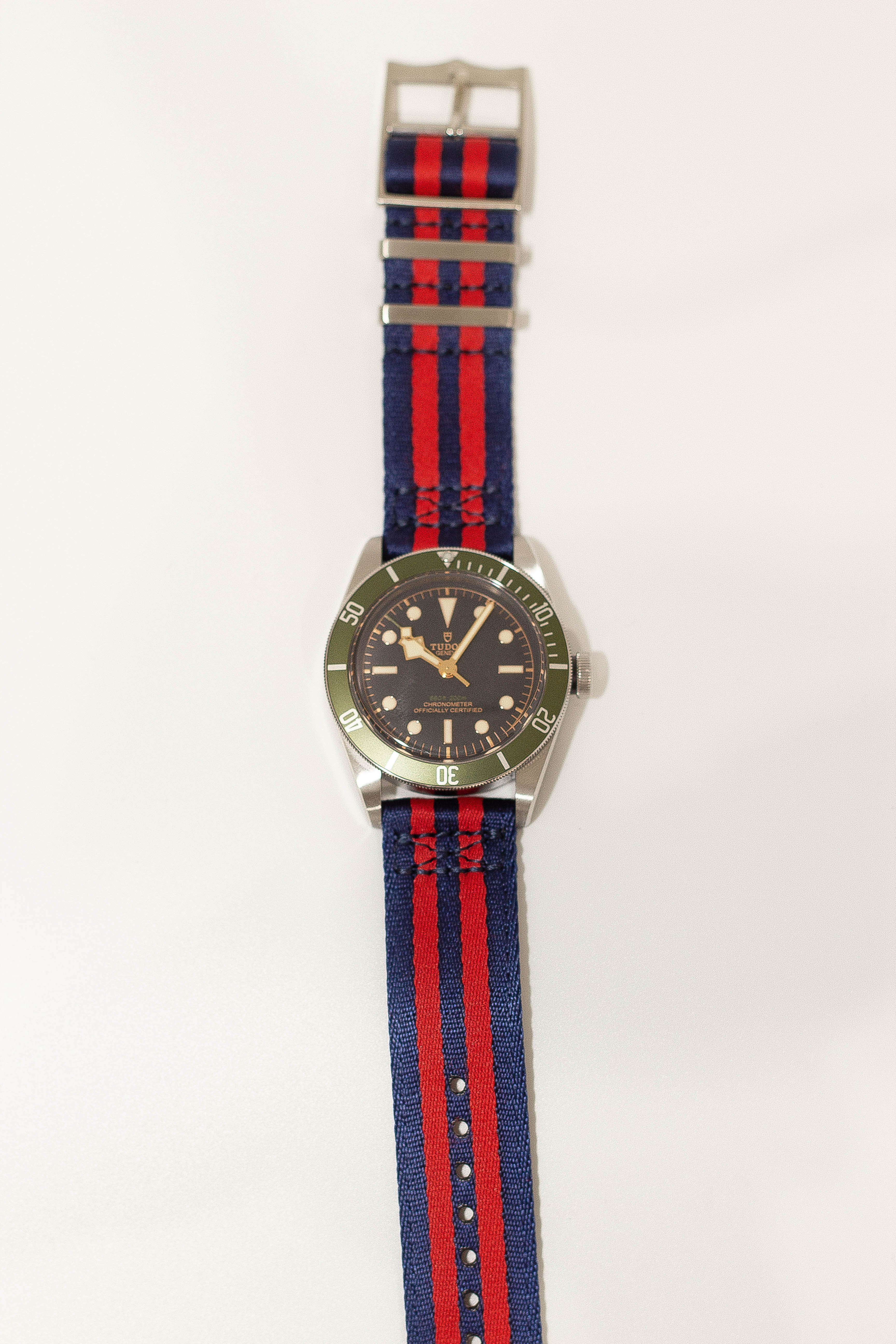 [Quick Release] Ultra NATO - Navy Blue / Red - Strapify