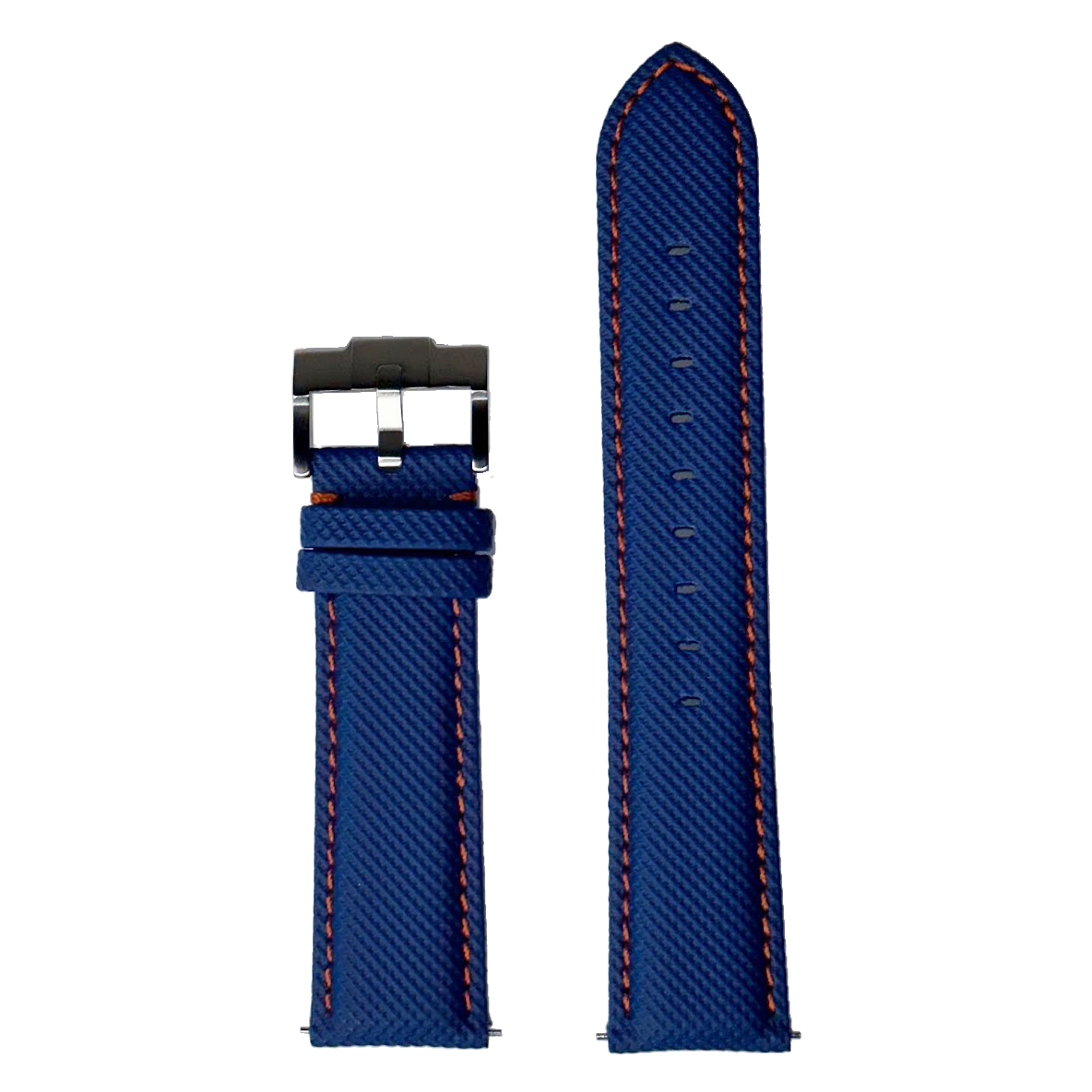 [QuickFit] Sailcloth - Electric Blue | Orange Stitching 22mm