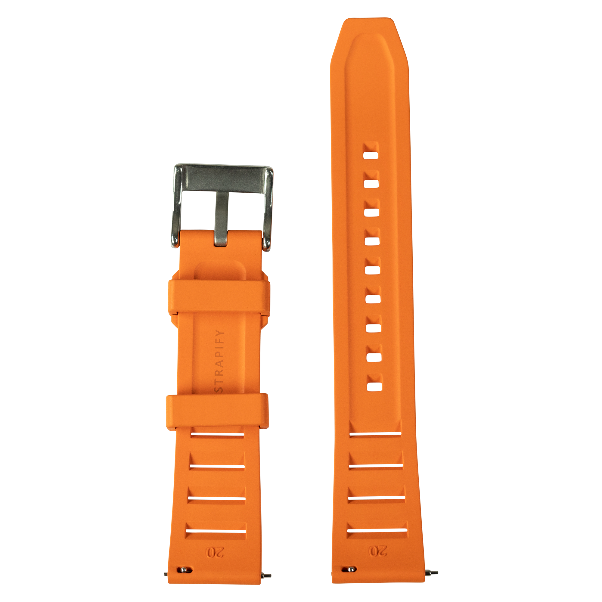 [Quick Release] Shark Fin FKM Rubber - Orange