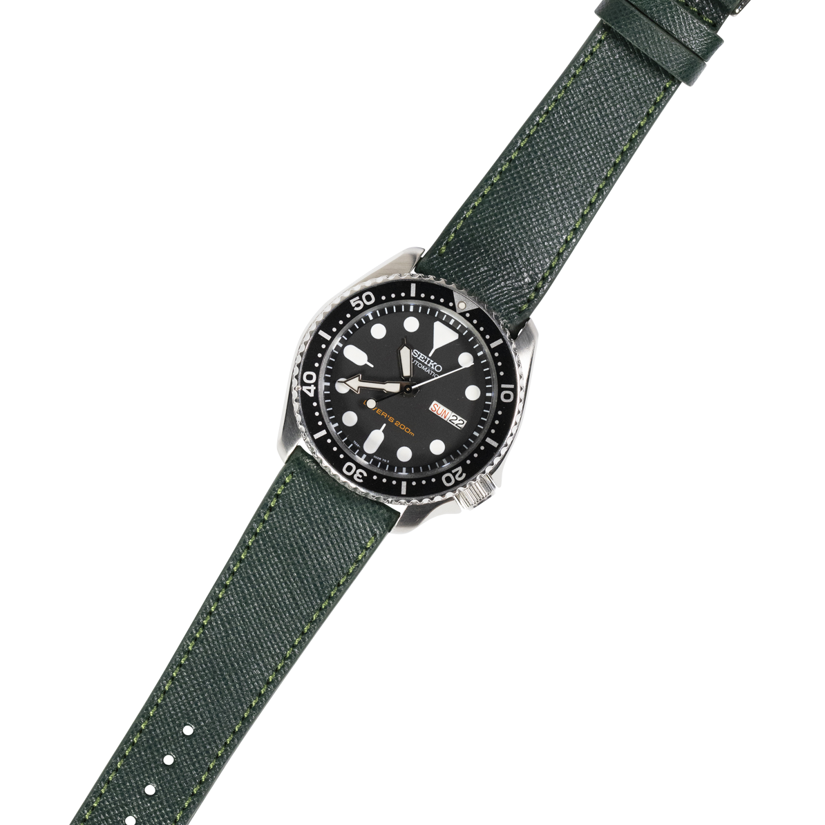 [Quick Release] Saffiano Leather - Forest Green