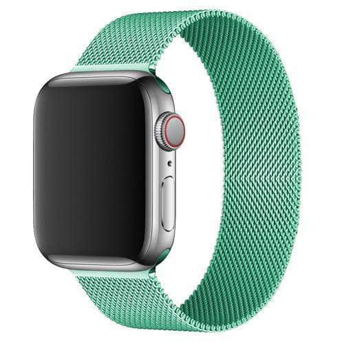 [Apple Watch] Milanese Loop - Cyan