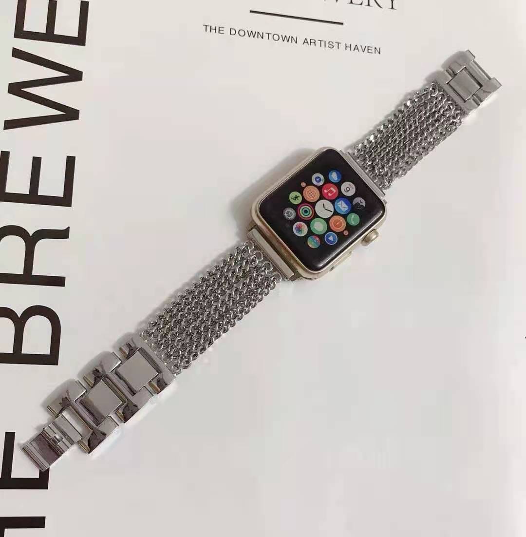 [Apple Watch] Chain Mesh Bracelet - Silver