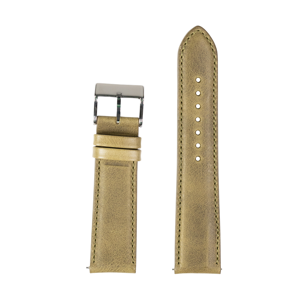 [Apple Watch] Padded Leather - Olive Green