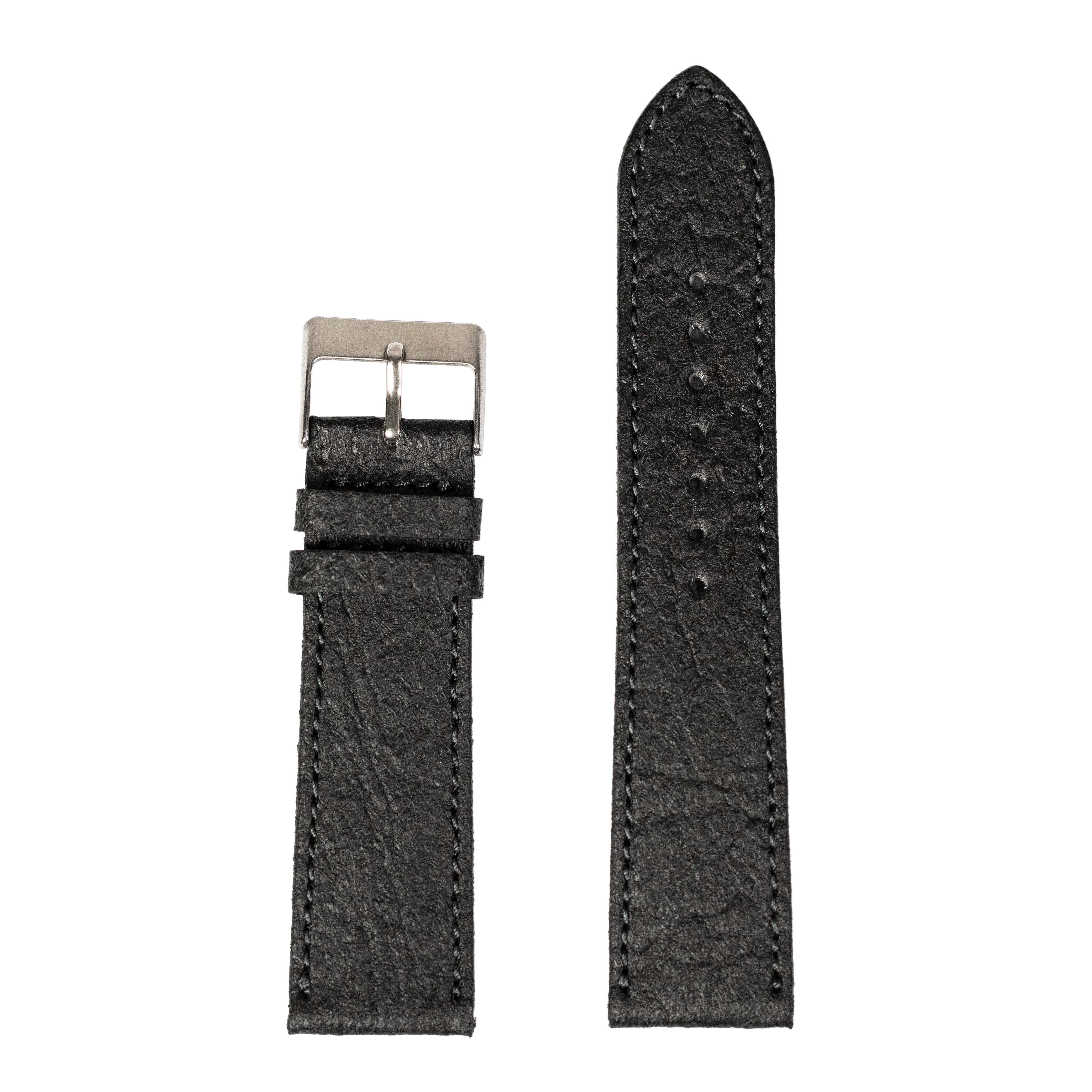 [QuickFit] Pineapple Vegan Leather - Black 22mm