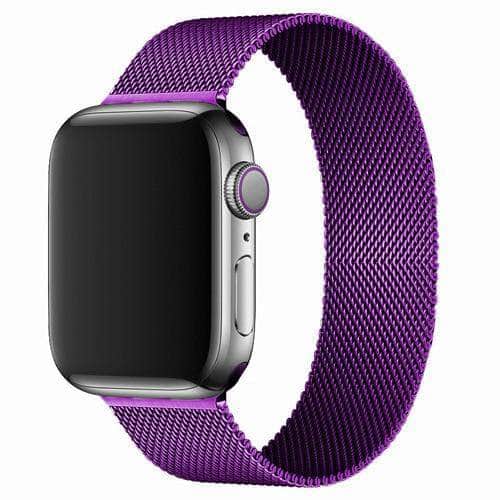 [Apple Watch] Milanese Loop - Purple