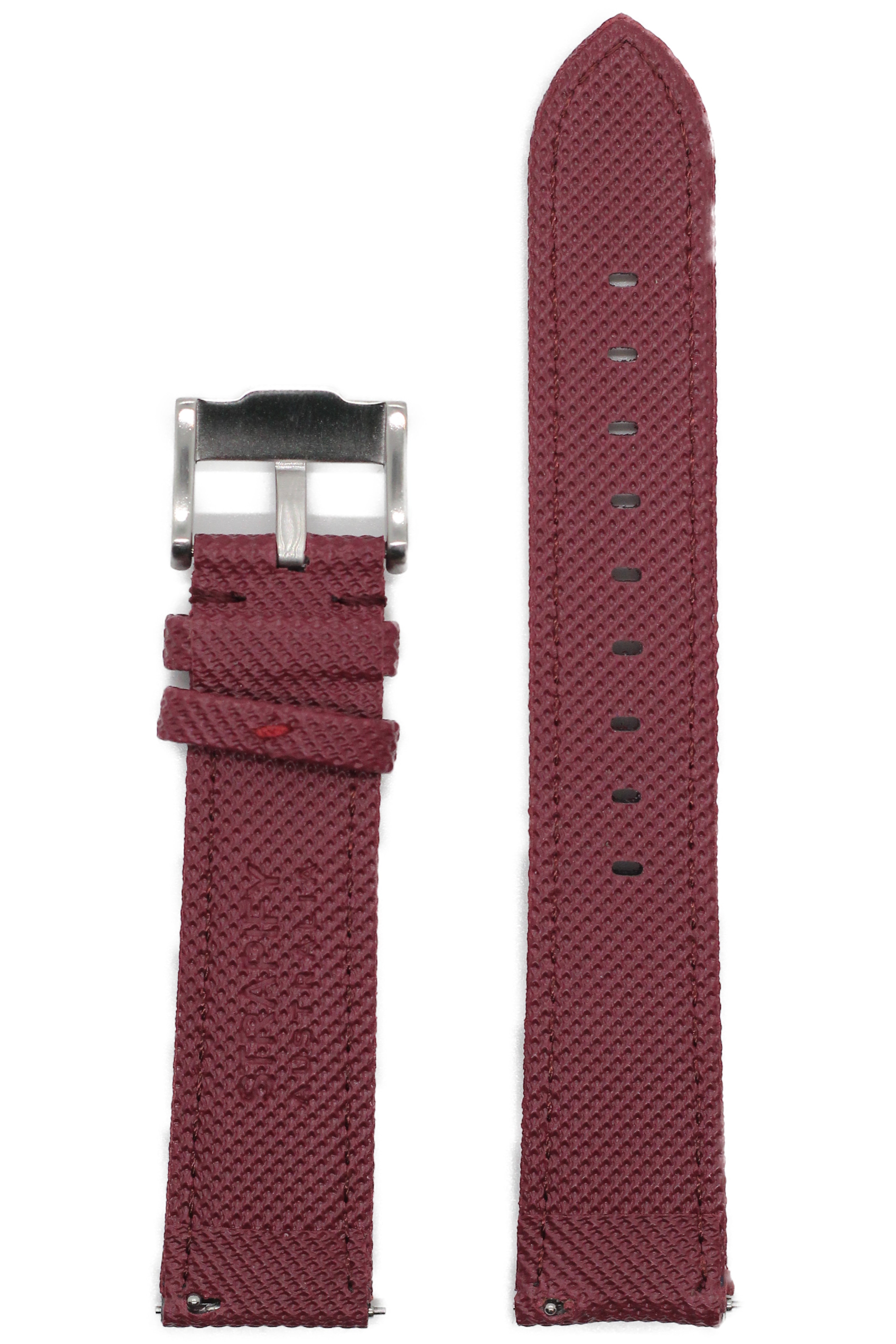 [Quick Release] Sailcloth - Burgundy Red - Strapify