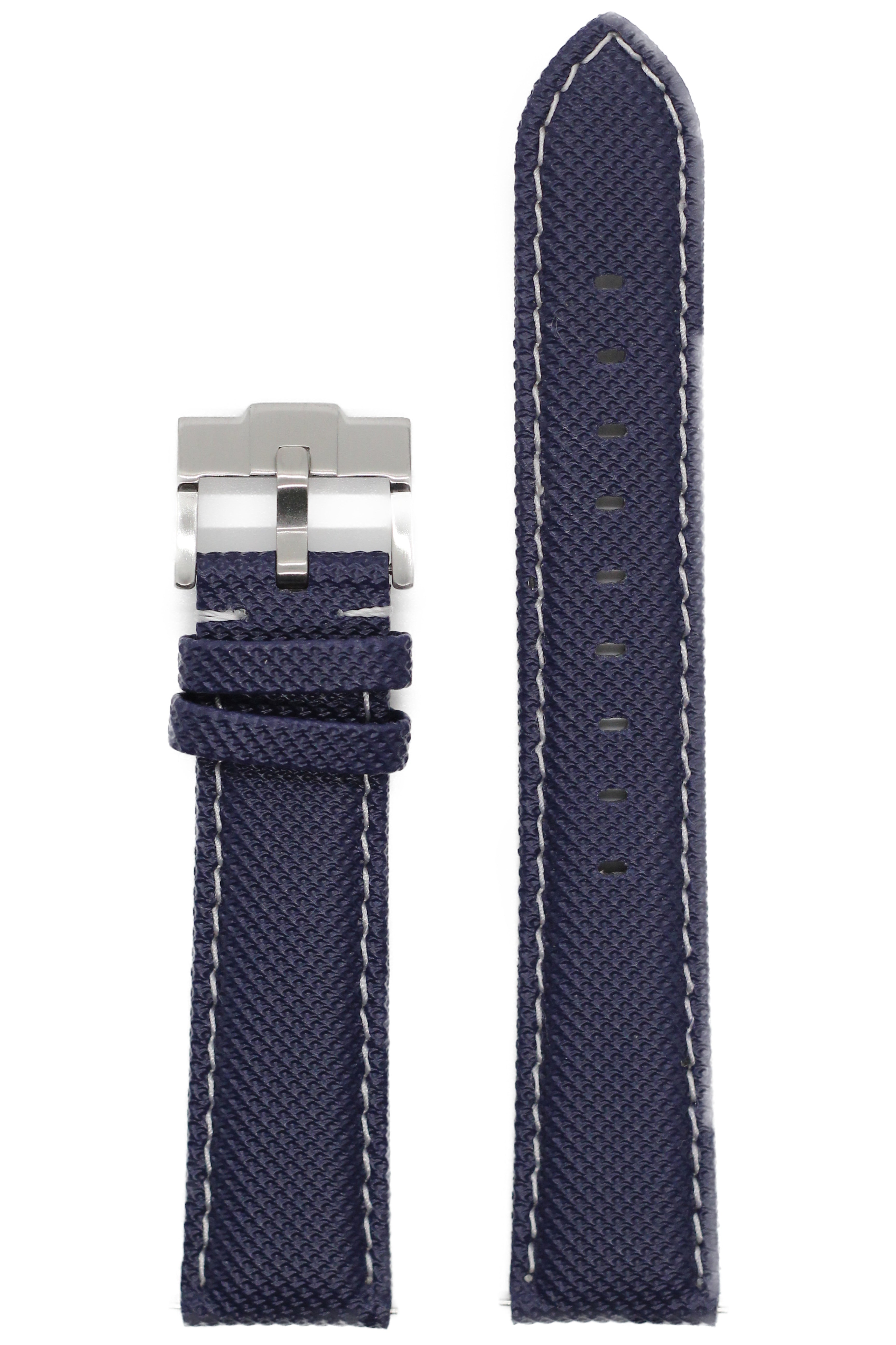 [QuickFit] Sailcloth - Navy Blue | White Stitching 20mm