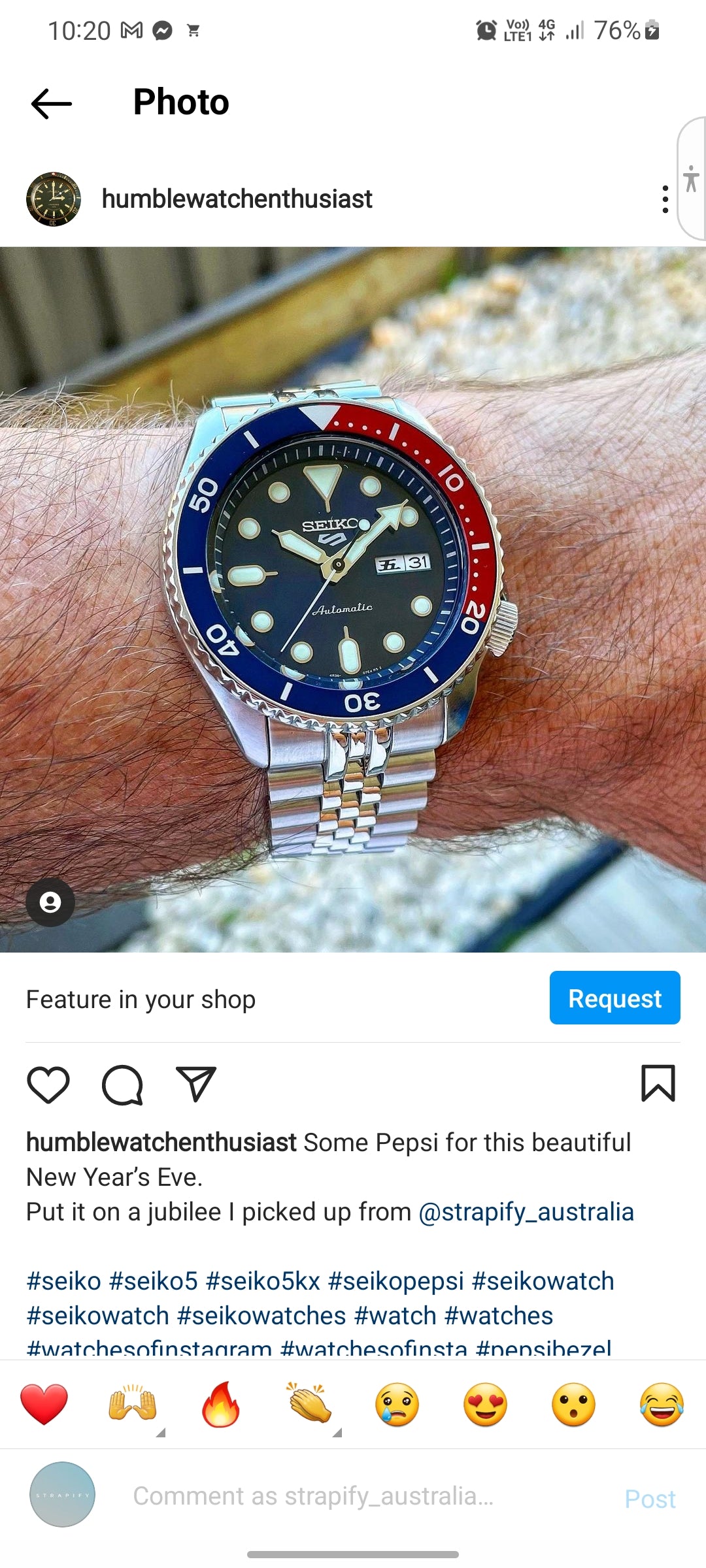 Seiko SKX Jubilee Bracelet 22mm