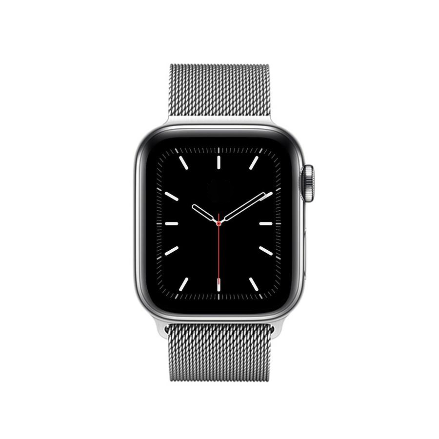 Silver milanese loop apple watch band discount