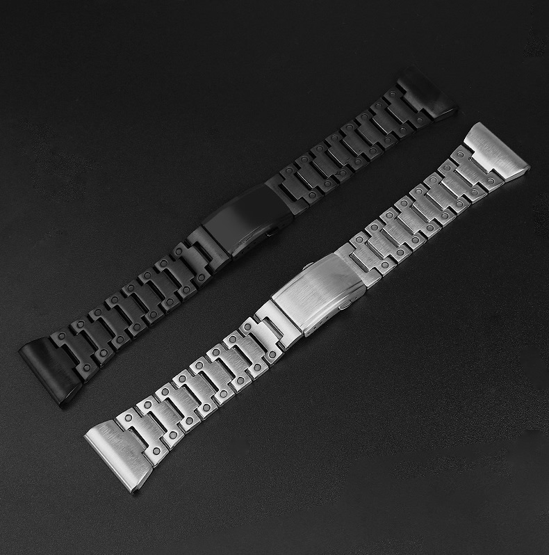Studded Steel Bracelet - Deployant Clasp