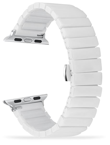 Ceramic Bracelet (Pearl White) - Apple Watch Strap - Strapify Australia