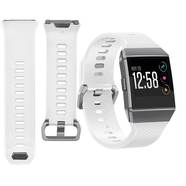 [FitBit Ionic] Flexi Silicone - White