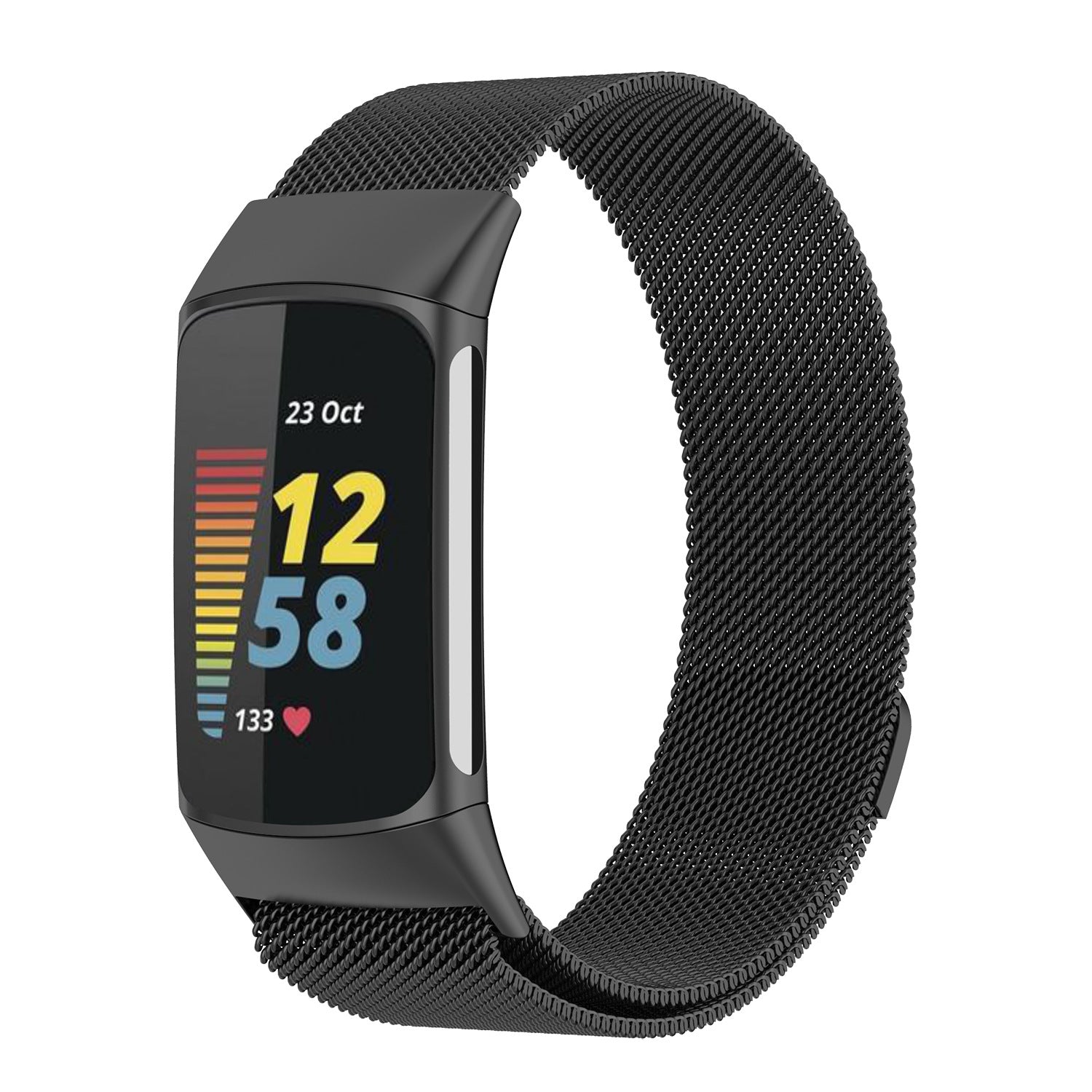 Accessorio Con Clip Per Fitbit Charge 6, Cinturino Di Ricambio Rosso Vinaccia, In Silicone, Con Clip In Acciaio Inox, Per Agganciare A Vestiti O Borsa