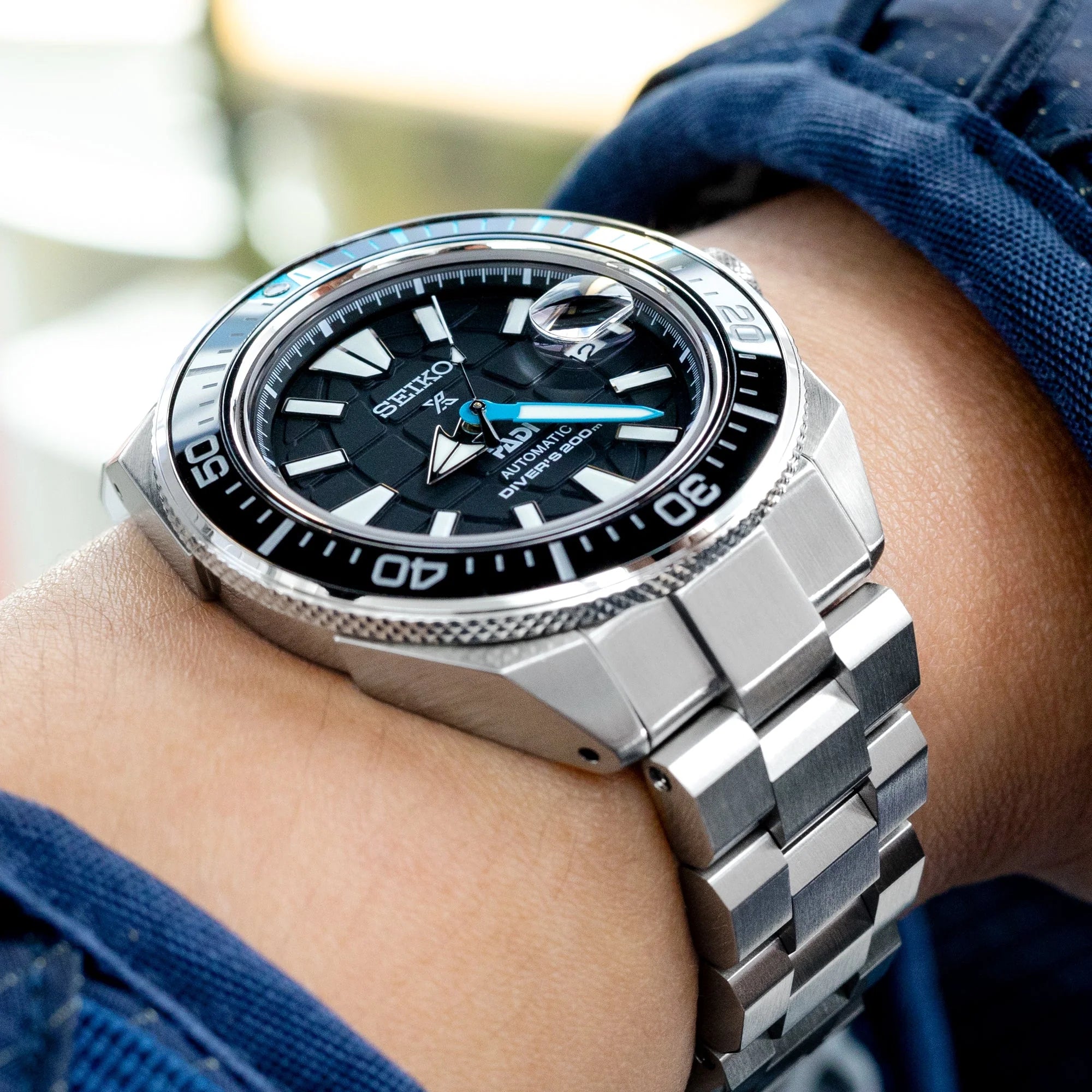 STRAPCODE Hexad Bracelet for Seiko King Samurai SRPE33 SRPF79 22mm